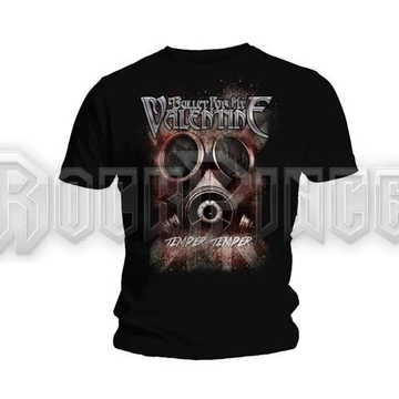 Bullet For My Valentine - Temper Temper Gas Mask - Unisex Póló - BFMVTS08MB
