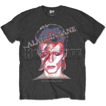 David Bowie - Aladdin Sane - Unisex Póló - BOWTS12MC
