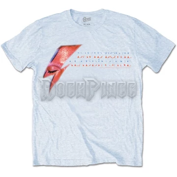 David Bowie - Aladdin Sane Eye Flash - unisex póló - BOWTS13MBL