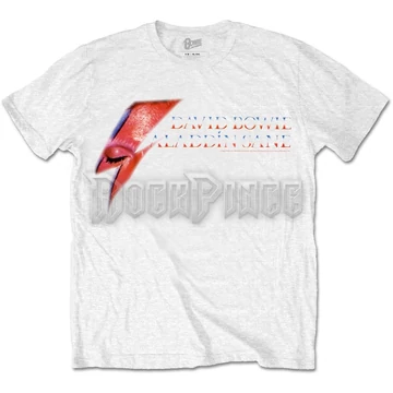 David Bowie - Aladdin Sane Eye Flash - unisex póló - BOWTS13MW