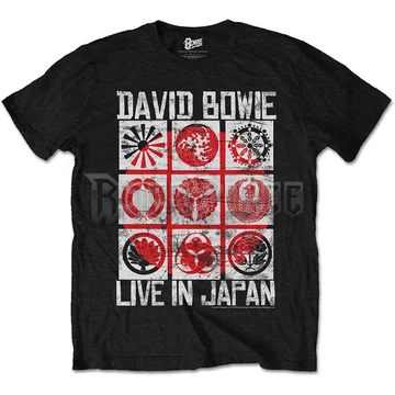 David Bowie - Live in Japan - Unisex Póló - BOWTS14MB