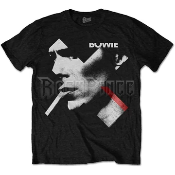 David Bowie - X Smoke Red - Unisex Póló - BOWTS21MB