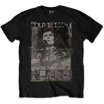 David Bowie - Ziggy - Unisex Póló - BOWTS20MB