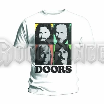 The Doors - Colour Box - Unisex Póló - DOTS03MW