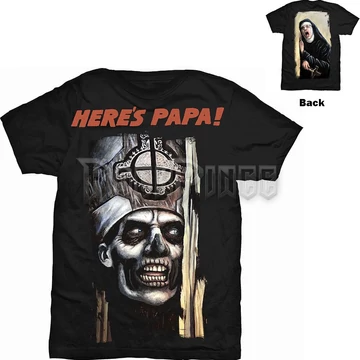 Ghost - Here&#039;s Papa - unisex póló - GHOTEE10MB