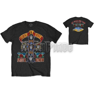 Guns N&#039; Roses - NJ Summer Jam 1988 - unisex póló - GNRTTRTW01MB