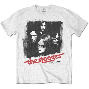 Iggy &amp; The Stooges - Four Faces - Unisex Póló - STOOTS02MW