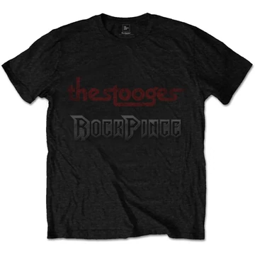Iggy &amp; The Stooges - Vintage Logo - Unisex Póló - STOOTS01MB