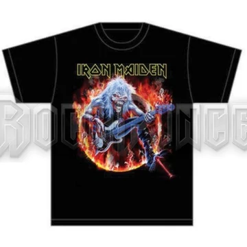 Iron Maiden - Fear Live Flames - Unisex Póló - IMTEE07MB