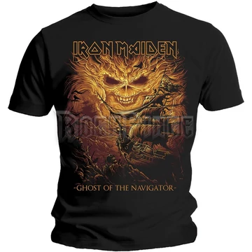 Iron Maiden - Ghost of the Navigator - unisex póló - IMTEE56MB