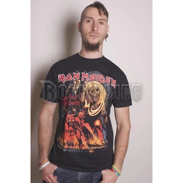 Iron Maiden - Number Of The Beast Graphic - Unisex Póló - IMTEE12MB