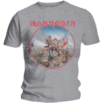 Iron Maiden - Trooper Vintage Circle - Unisex Póló - IMTEE68MG
