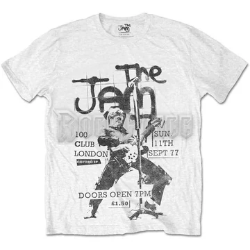 The Jam - 100 Club 77 - Unisex Póló - JA10MW