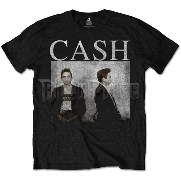 Johnny Cash - Mug Shot - unisex póló - JCTS10MB