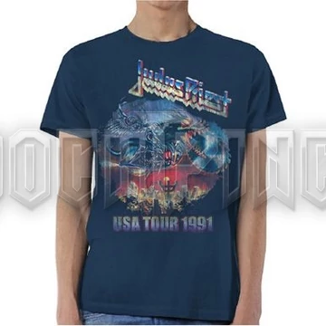Judas Priest - Painkiller US Tour 91 - Unisex Póló - JPTEE12MN