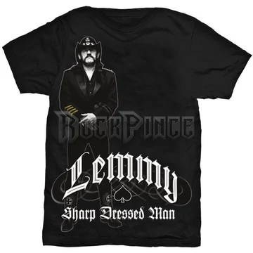 Lemmy - Sharp Dressed Man - Unisex Póló - LEMTS02MB