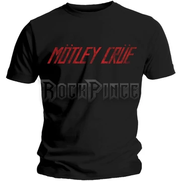 Motley Crue - Distressed Logo - Unisex Póló - MOTTEE16MB