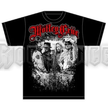 Motley Crue - Greatest Hits Band Shot - Unisex Póló - MOTTEE06MB
