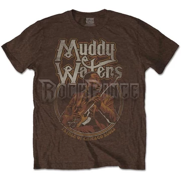 Muddy Waters - Father of Chicago Blues - Unisex Póló - MUDDTS01MBR