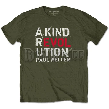 Paul Weller - A Kind Revolution - unisex póló - WELLTS01MMG