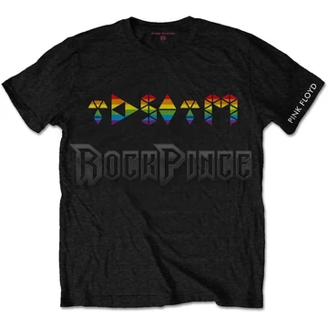 Pink Floyd - Dark Side Prism Initials - Unisex Póló - PFTEE120MB