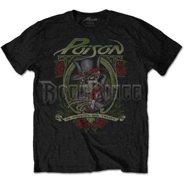 Poison - We Trust - Unisex Póló - POISTS03MB