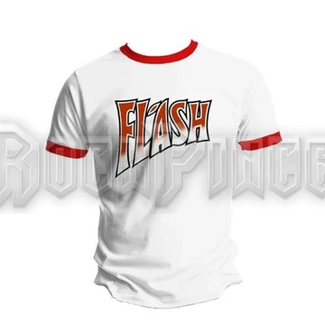 Queen - Flash (Ringer) - unisex póló - QUTS13MW