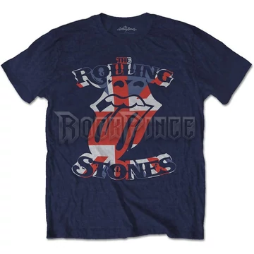 The Rolling Stones - British Flag Tongue - unisex póló- RSTS90MN