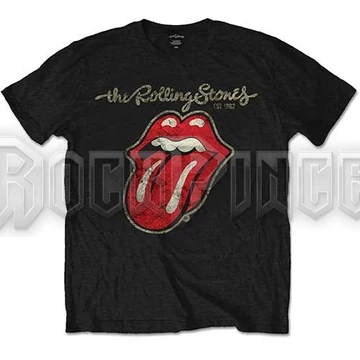 The Rolling Stones - Plastered Tongue - Unisex Póló - RSTEE10MB