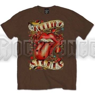 The Rolling Stones - Tongue &amp; Stars - unisex póló - RSTEE15MBR