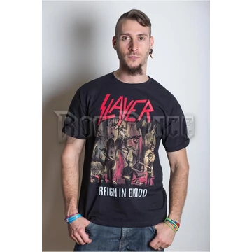 Slayer - Reign in Blood - Unisex Póló - SLAYTEE04MB