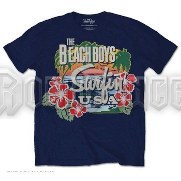 The Beach Boys - Surfin USA Tropical - Unisex Póló - BBTS03MN