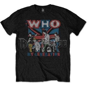 The Who - My Generation Sketch - Unisex Póló - WHOTEE28MB