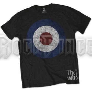 The Who - Target Distressed - Unisex Póló - WHOTEE02MB