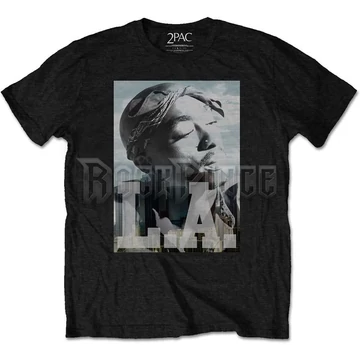 Tupac - LA Skyline - Unisex Póló - 2PACTS07MB