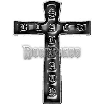 Black Sabbath: Cross - kitűző / fémjelvény - PB004