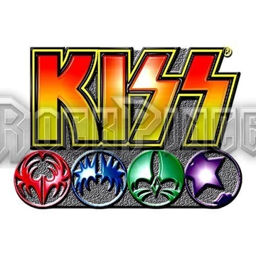 KISS: Logo & Icons - Kitűző / Fémjelvény - KISSPIN06