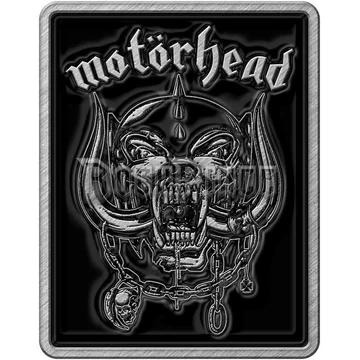 Motörhead: Logo &amp; War Pig - kitűző / fémjelvény - PB014