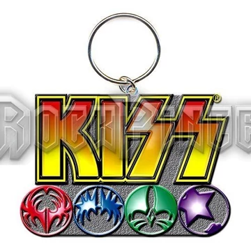 KISS - Logo &amp; Icons - kulcstartó - KISSKEY08