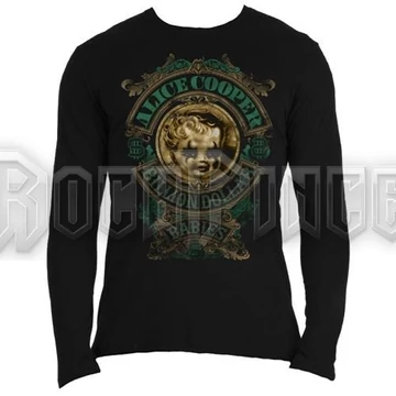 Alice Cooper - Billion Dollar Babies Crest - unisex hosszú ujjú póló - ACLST01MB