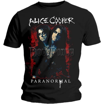 Alice Cooper - Paranormal Splatter - Unisex Póló - ACTEE18MB