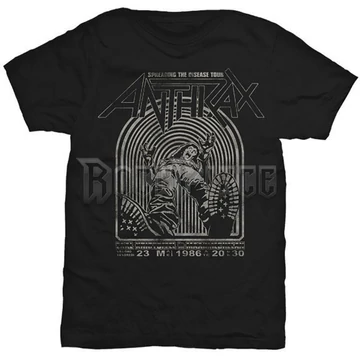Anthrax - Spreading the disease - Unisex Póló - ANTHTEE11MB