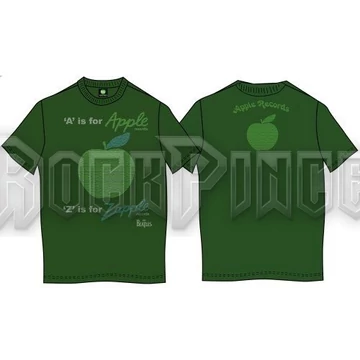 The Beatles - A is for Apple - unisex póló - BEATTEE02MG
