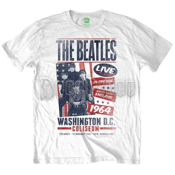 The Beatles - Coliseum Poster - unisex póló - BEATTEE101MW