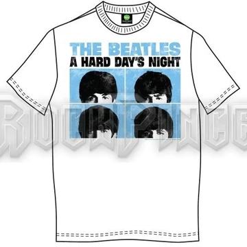 The Beatles - Hard Days Night Pastel - Unisex Póló - BEATTEE24MW