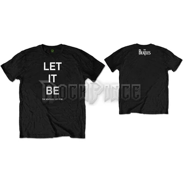 The Beatles - Let It Be - Unisex Póló - BEATTEE341MB
