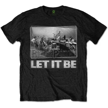 The Beatles - Let It Be Studio - Unisex Póló - BEATTEE383MB