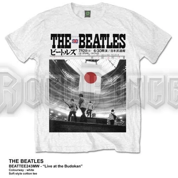 The Beatles - Live At The Budokan - Unisex Póló - BEATTEE243MW