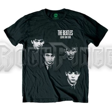 The Beatles - Love Me Do faces - unisex póló - BEATTEE40MB