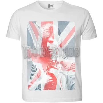 David Bowie - Union Jack &amp; Sax - unisex póló - BOWSUB01MW